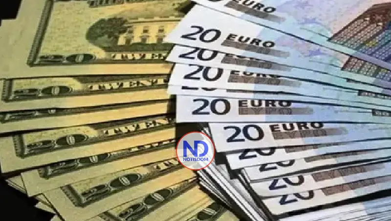 Dólar subió 4 cts. y era vendido a RD$58.43; el euro subió a $68.91