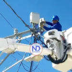 Edesur restablece servicio eléctrico en el kilómetro 13 de la carretera Sánchez