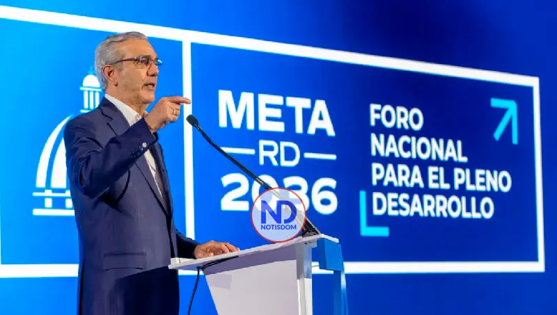 Abinader presenta Meta RD 2036 como modelo desarrollo