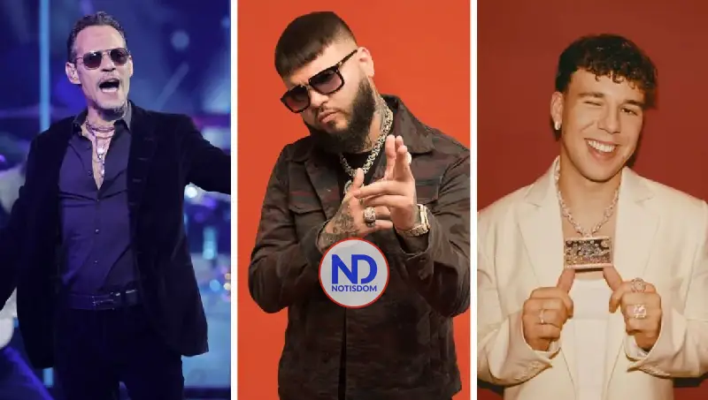 Marc Anthony, Farruko y Quevedo actuarán en la gala europea de los Premios Juventud