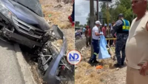 Muere motociclista tras chocar con una jeepeta frente a las 4F