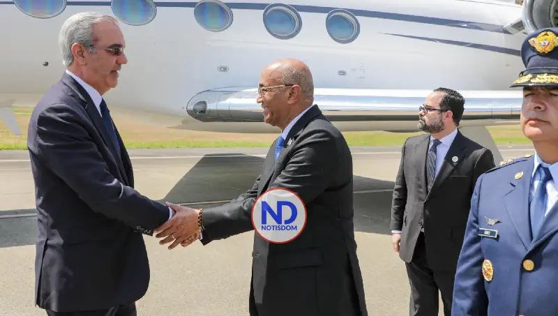 NOTISDOM FOTOS PF2026 2026 08 07T130058.134 Abinader llega a Cali para asistir a la investidura del nuevo presidente de Colombia