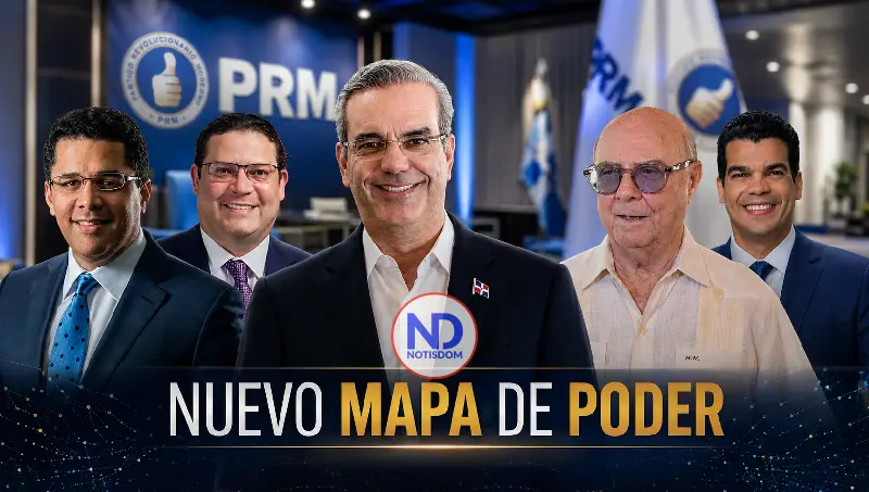 Reconfiguración de fuerzas redefine el liderazgo interno del PRM y abre paso a nuevas figuras