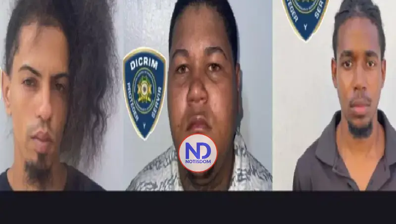 Policía Nacional apresa a tres presuntos implicados en muerte de dirigente comunitario en Los Alcarrizos