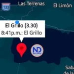 Temblor de magnitud 3.3 se registra al sur de Sánchez, Samaná