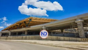 Nueva terminal del Aeropuerto Cibao alcanza 85% de ejecución