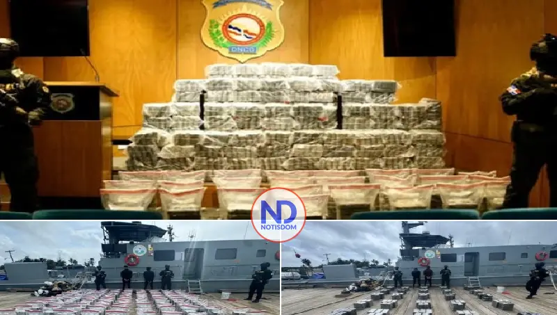 Autoridades RD se incautan de 1.3 toneladas cocaína en Baní
