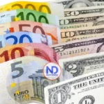 Dólar bajó 9 cts. y era vendido a $58.53; el euro sigue a $68.74