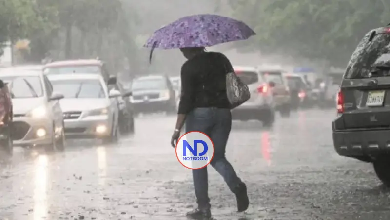 Onda tropical provoca lluvias y tormentas eléctricas hoy en RD