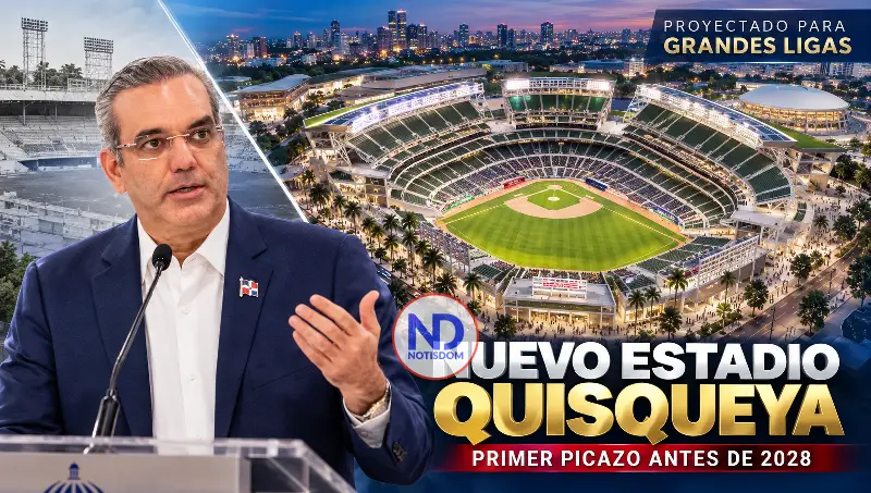 Abinader promete iniciar nuevo Estadio Quisqueya antes de concluir su Gobierno
