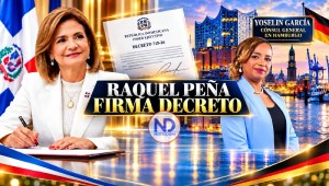 Raquel Peña firma decreto que designa a Yoselin García cónsul general en Hamburgo