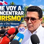 David Collado responde a Chú Vásquez: «No me voy a desconcentrar de Turismo»