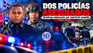 Se entrega adolescente por muerte de sargento en Santiago; dos policías asesinados en una semana