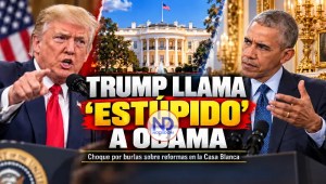 Trump llama «estúpido» a Obama tras burlas por las reformas de la Casa Blanca