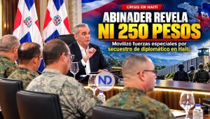 «Ni 250 pesos»: Abinader revela operativo para rescatar a diplomático secuestrado en Haití