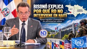 Canciller Bisonó explica por qué RD no participa en operaciones militares en Haití