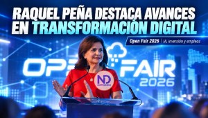 Raquel Peña: transformación tecnológica de RD puede generar empleos y atraer nuevas inversiones