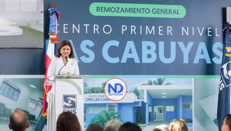 Raquel Peña entrega centro de salud renovado en La Vega con inversión de RD$13.5 millones